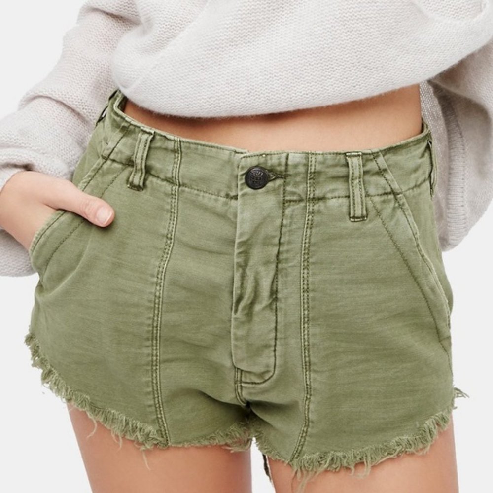 Raw & Patched Free People Shorts